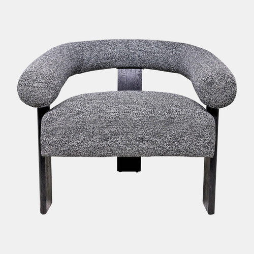 Sagebrook Home Curved Back Wishbonechair With Black Legs - Gray 17043-03