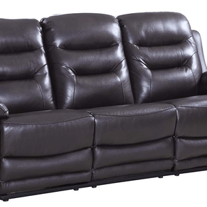 Homeroots 44" Comfortable Leather Sofa