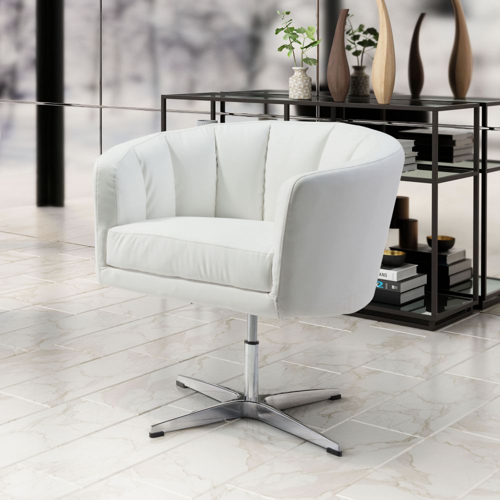 Zuomod Wilshire Occasional Chair White 100769