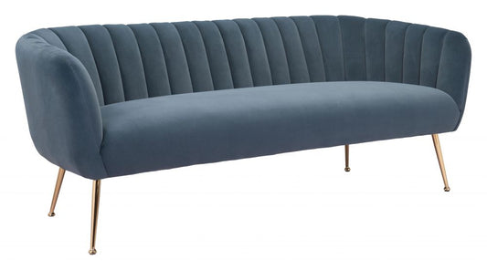 Zuomod Deco Sofa Gray & Gold 101854