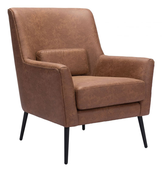 Zuomod Ontario Accent Chair Vintage Brown 109049