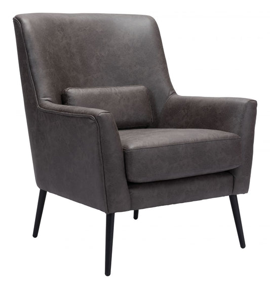 Zuomod Ontario Accent Chair Vintage Black 109050