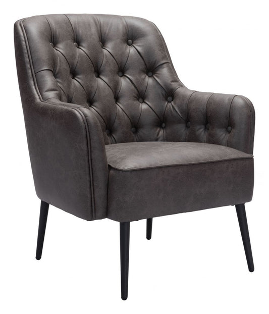 Zuomod Tasmania Accent Chair Vintage Black 109054