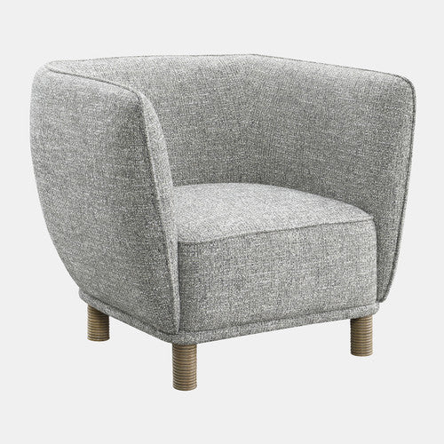 Sagebrook Home High Back Accent Chair, Gray Kd 17040-01