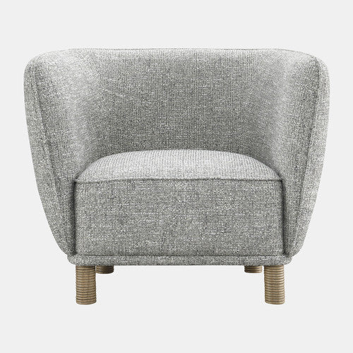 Sagebrook Home High Back Accent Chair, Gray Kd 17040-01