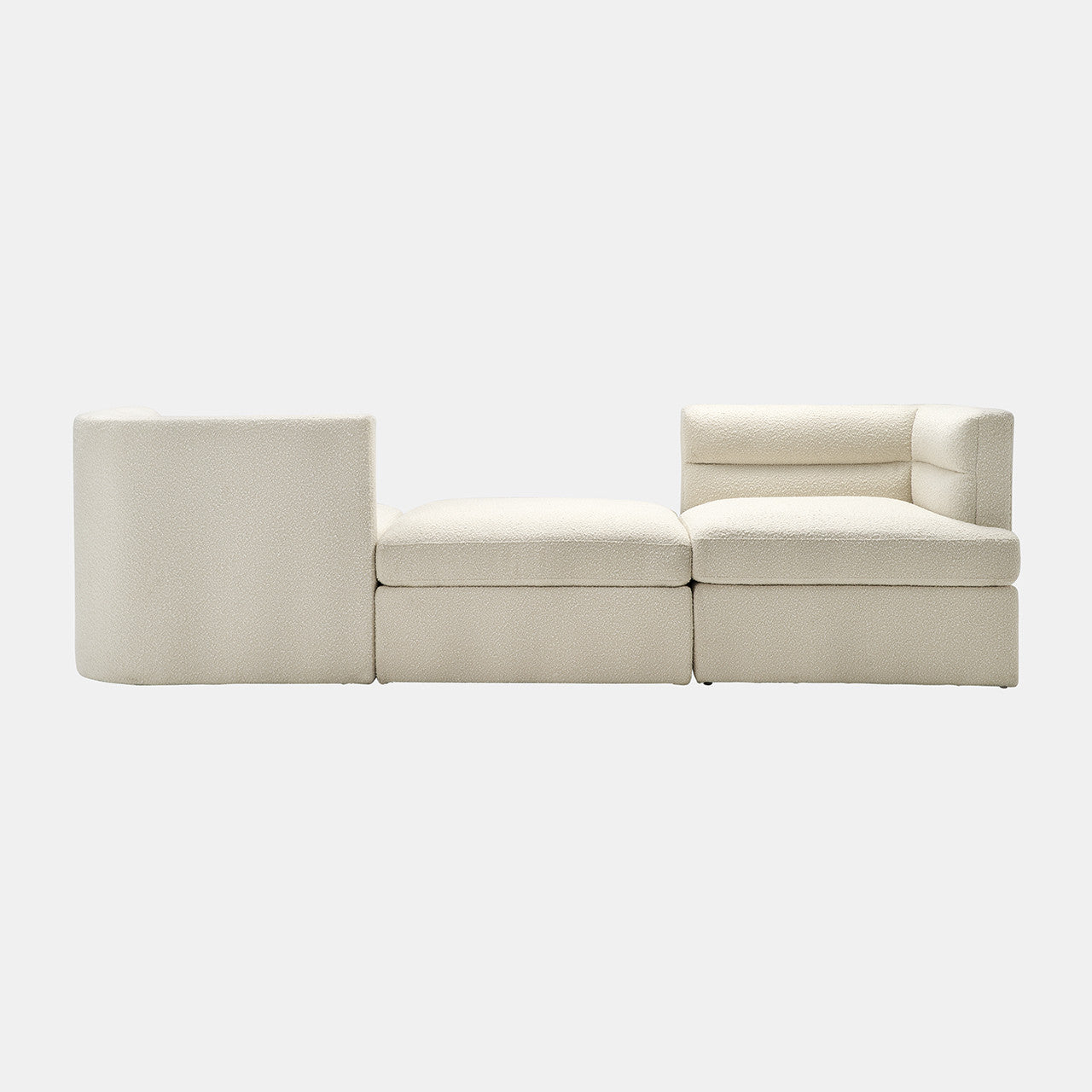 Sagebrook Home Modern, Modular Sofa, Ivory Kd 17082