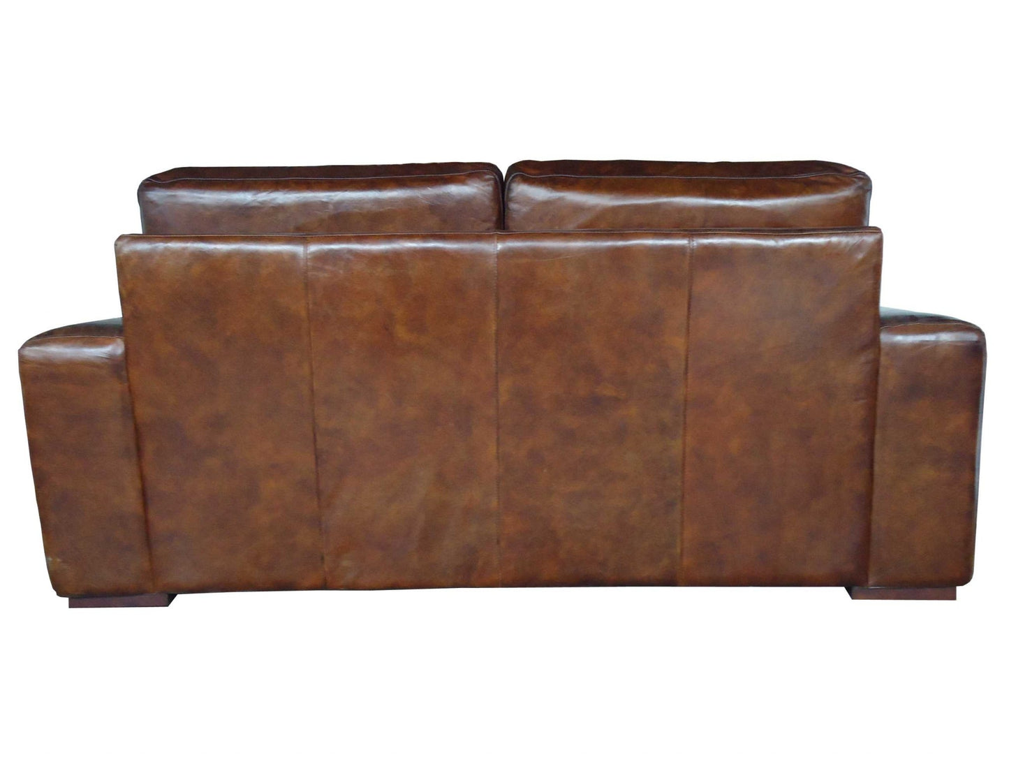 Homeroots Brown Full Classic Sofa 2 Seater 373004