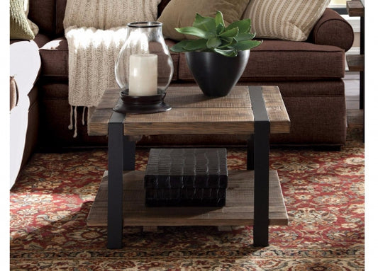 Alaterre Modesto 27" Reclaimed Wood Square Coffee Table  AMSA1320