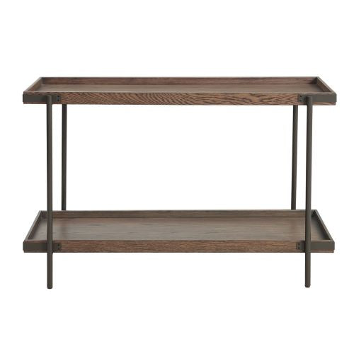 Alaterre Kyra 4-Piece Oak and Metal Living Room Set ANKY0111011RBG