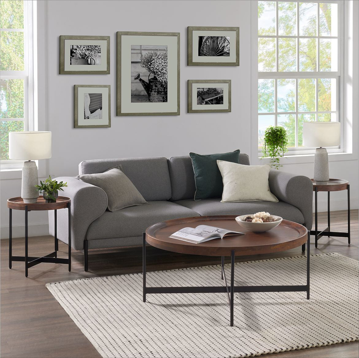 Alaterre Brookline 3-Piece Living Room Set AWBL18184268