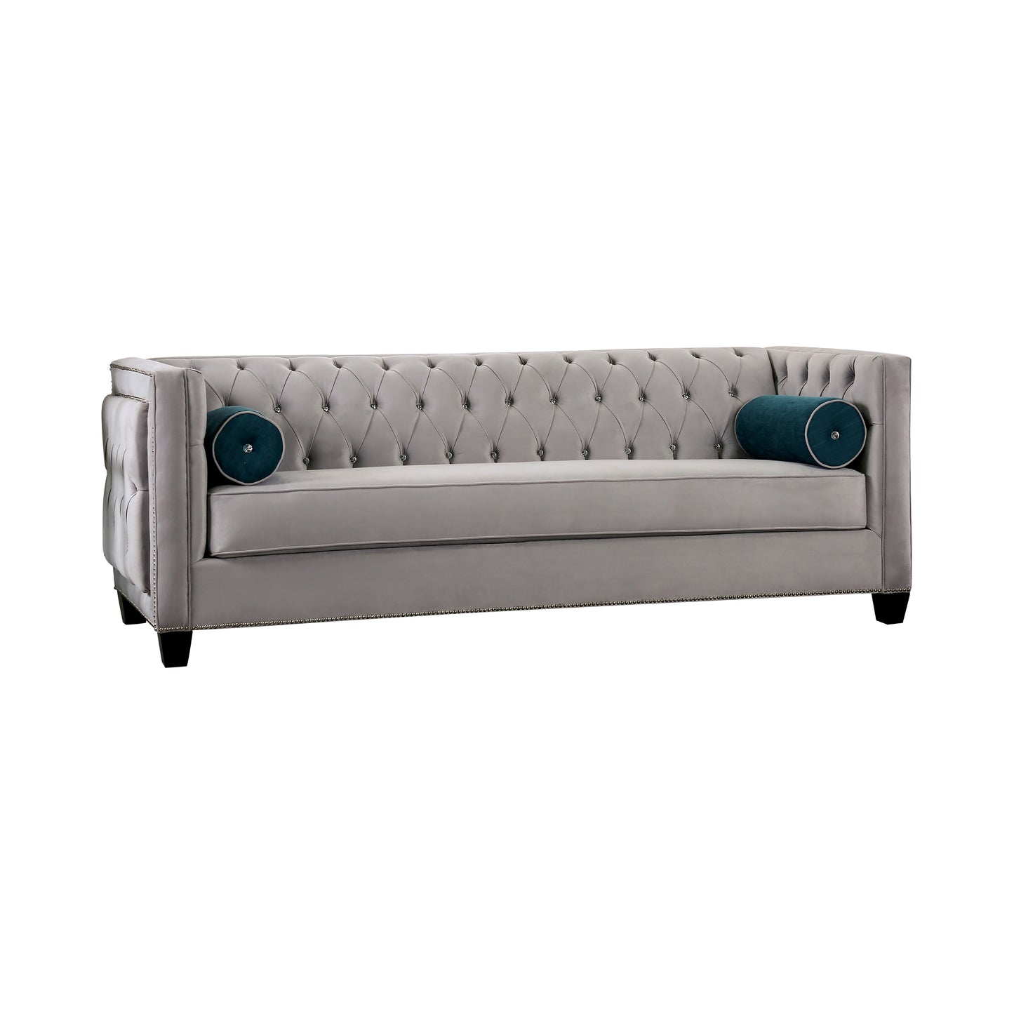 Furniture of America Amera Transitional Tuxedo Sofa IDF-2283-SF