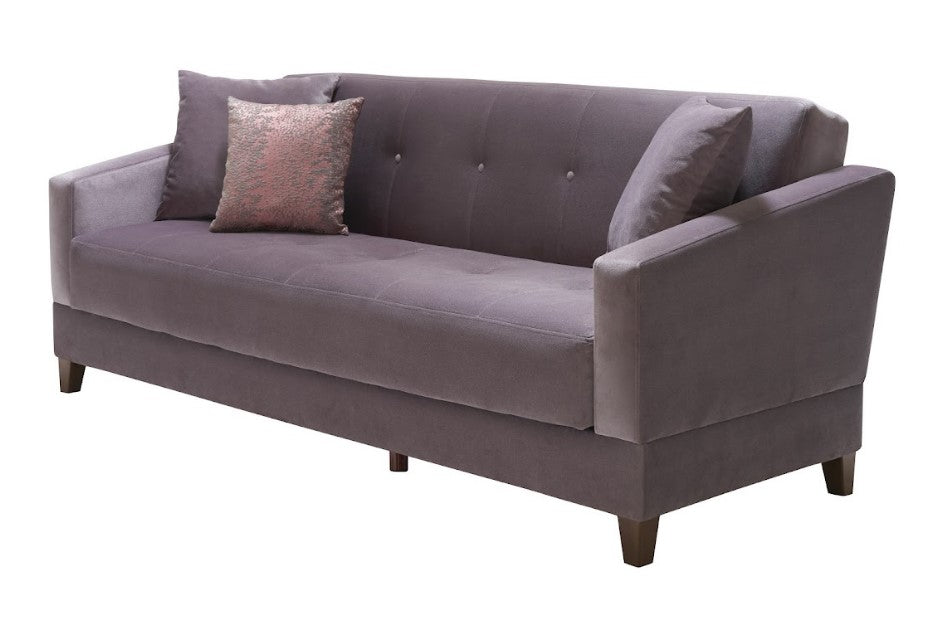 Enza Home Nuvo Plus 3 Seater Sofa Bed (146) - Divalüx Grey 1032 1321657