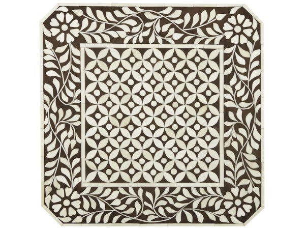 Butler Specialty Company Amelia Bone Inlay Side Table, Light Brown 3449326