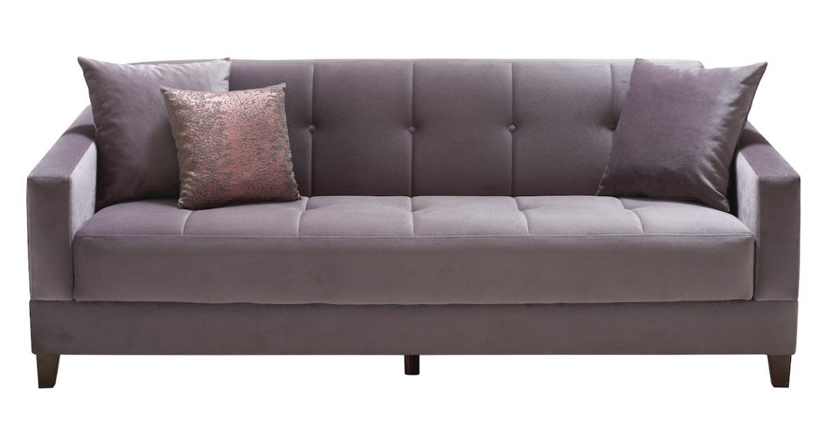 Enza Home Nuvo Plus 3 Seater Sofa Bed (146) - Divalüx Grey 1032 1321657