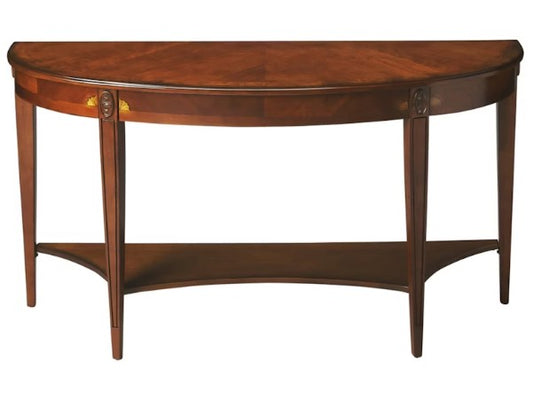 Butler Specialty Company Astor Demilune Console Table, Medium Brown 4146101