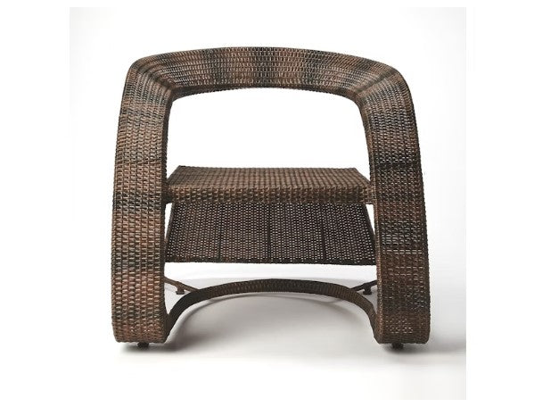 Butler Specialty Company Mallorca Rattan Chair, Dark Brown 4474035