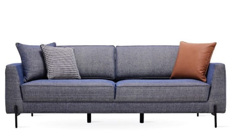 Enza Home Dante 2 Seater Sofa - 2101 - K3 - 12703 Blue - AR:217 1434088