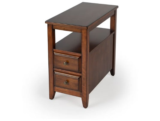 Butler Specialty Company Marcus Side Table with Storage, Medium Brown 6191011