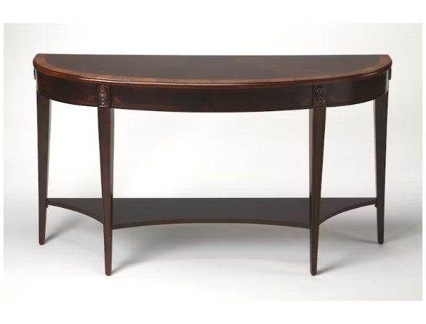 Butler Specialty Company Astor Nouveau Demilune Console Table, Dark Brown 4146211