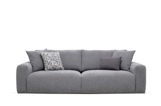 Enza Home Melbourne 3 Seater Sofa - 2201 - K1 - 15201 Light Grey - AR:117 1521885