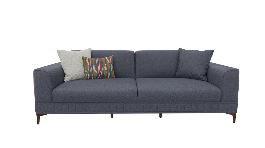 Enza Home Pavia 3 Seater Sofa Bed - 2120 - K4 - 11802 Navy Blue - AR:301 1454098