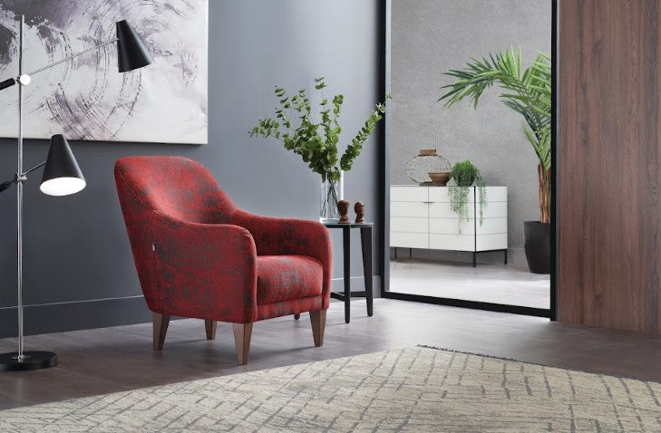 Enza Home Fiore Armchair - 2026 - K1 - 20106 Red - AR:301 1431660