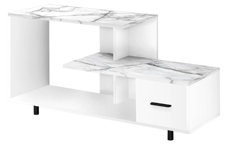 Monarch Specialties Tv Stand, 48 Inch, Console, Media Entertainment Center, Contemporary, Modern