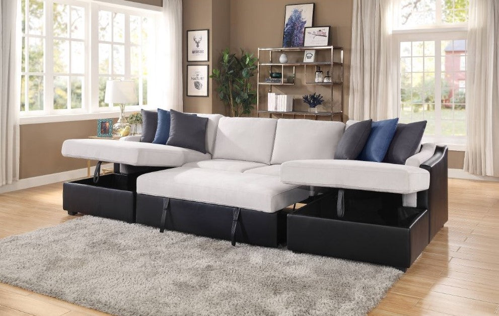 ACME Merill Sectional Sofa 56015