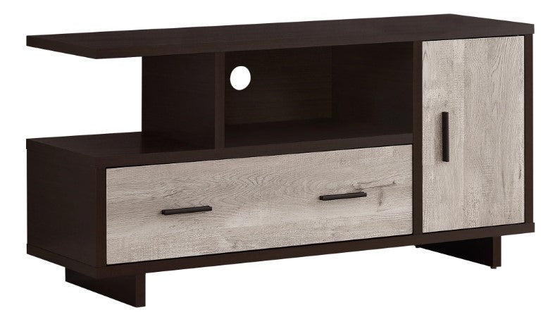 Monarch Specialties Tv Stand, 48 Inch, Console, Media Entertainment Center, Contemporary, Modern