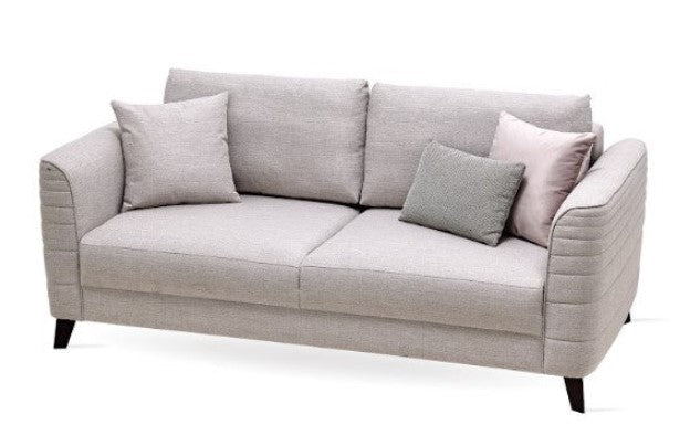 Enza Home Grace 3 Seater Sofa Bed - 2127 - K1 - 14207 Cream - AR:301 1524999