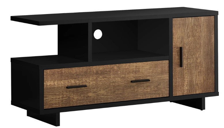 Monarch Specialties Tv Stand, 48 Inch, Console, Media Entertainment Center, Contemporary, Modern