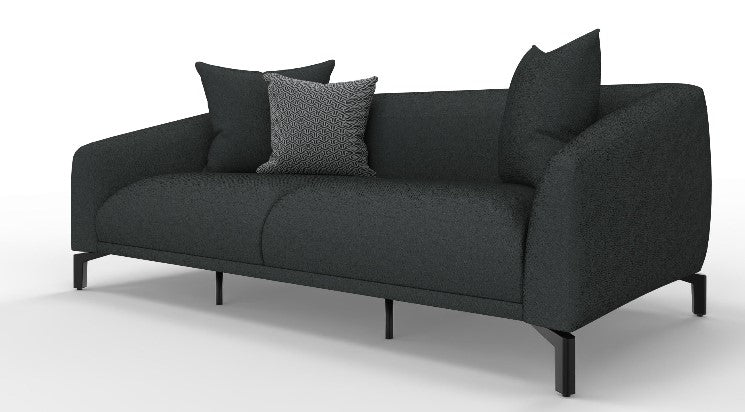 Enza Home Maison 3 Seater Sofa - 2037 - K1 - 12401 Black - AR:217 1431707