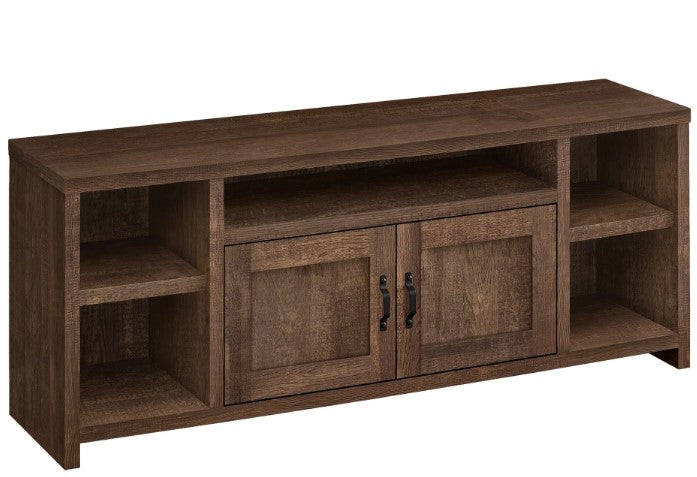 Monarch Specialties Tv Stand, 60 Inch, Media Entertainment Center, Storage Cabinet, Transitional