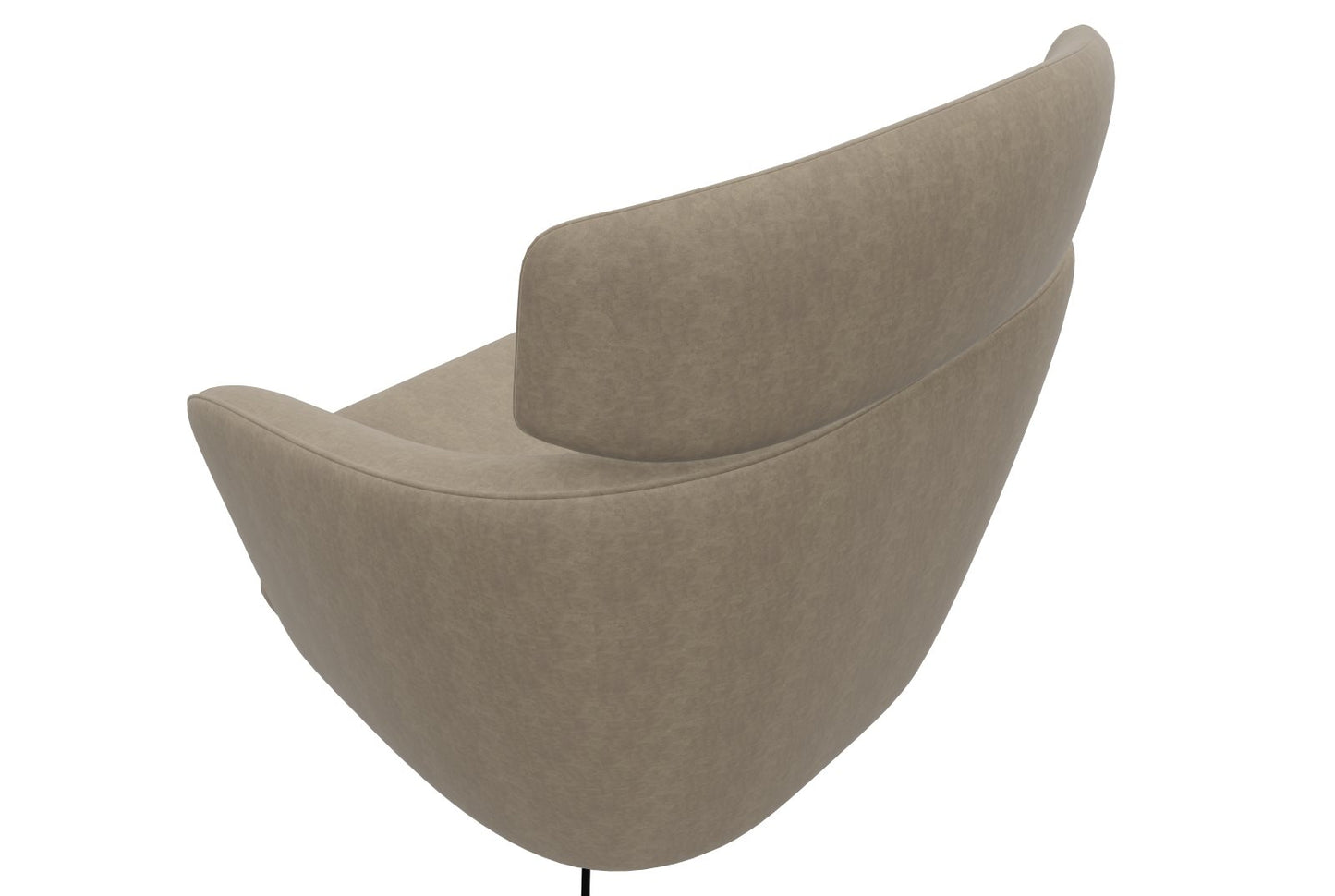 Enza Home Sirona Armchair - With Headrest - 2107 - K1 - 11505 Dark Taupe - AR:217 1434087