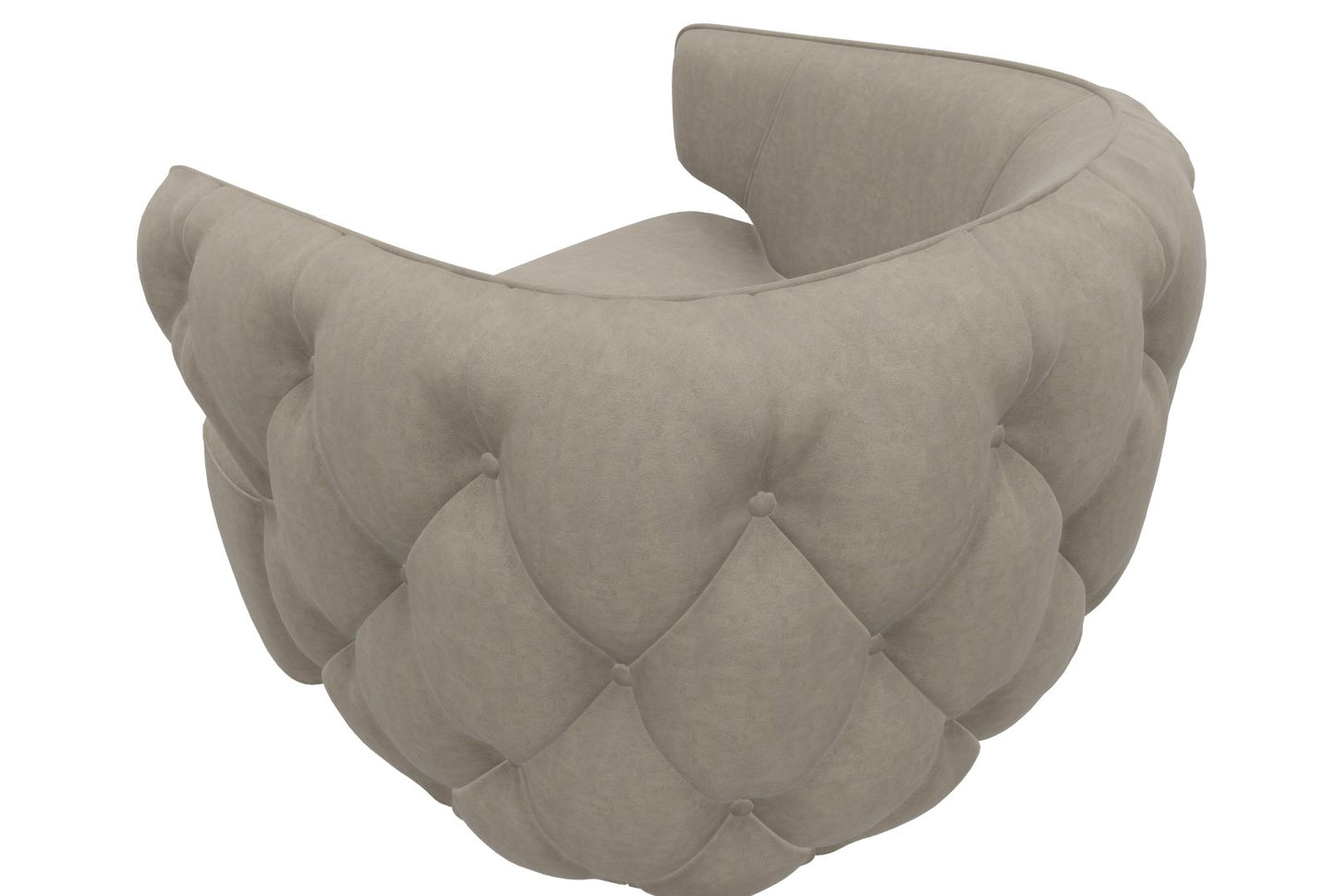 Enza Home Sirona Armchair- Tufted - 2107 - K1 - 11505 Dark Taupe - AR:217 1434086