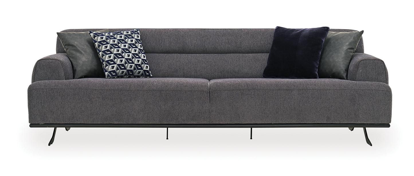 Enza Home Valdera 3 Seater Sofa - 2042 - K2 - 12504 Gray - AR:217 - BR:117 1431723