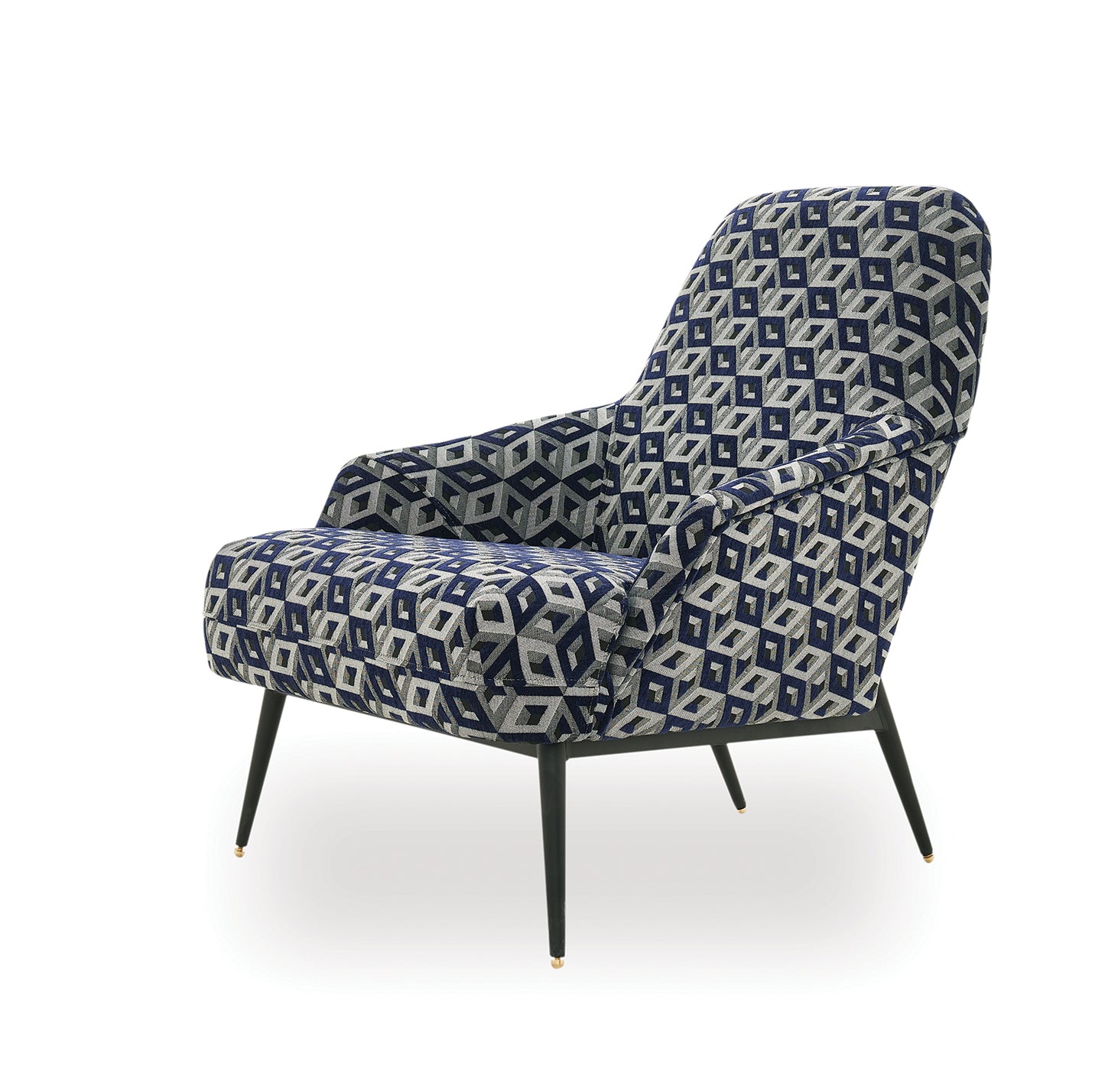 Enza Home Valdera Armchair - 2042 - K1 - 21509 Navy Blue - AR:218 1431659