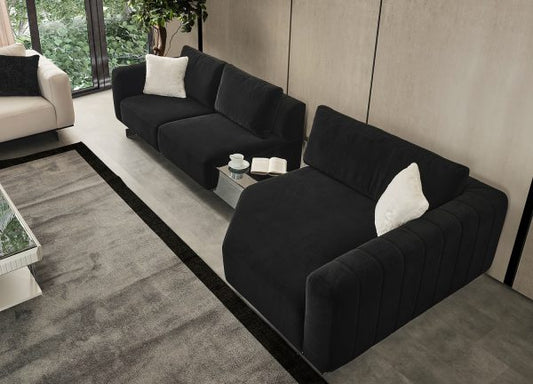 Whiteline Vision Modular Sofa SO1839-BLK