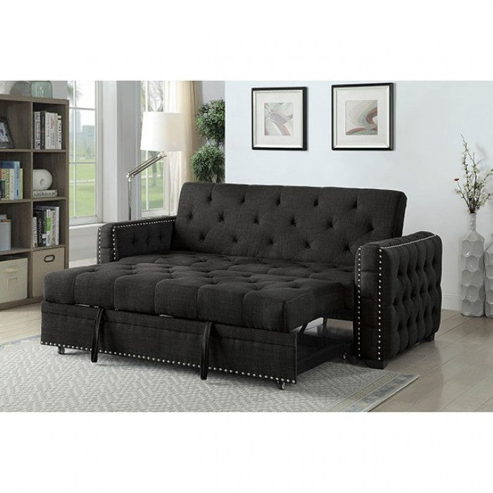 Furniture of America Ghades Transitional Tufted Futon IDF-2604