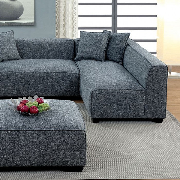 Furniture of America Sorvino Contemporary L-Shape Sectional IDF-6120-SEC