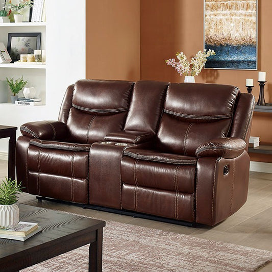 Furniture of America Prestwick Reclining Loveseat IDF-6343-LV