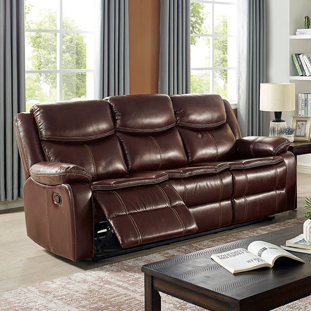 Furniture of America Prestwick Reclining Sofa IDF-6343-SF