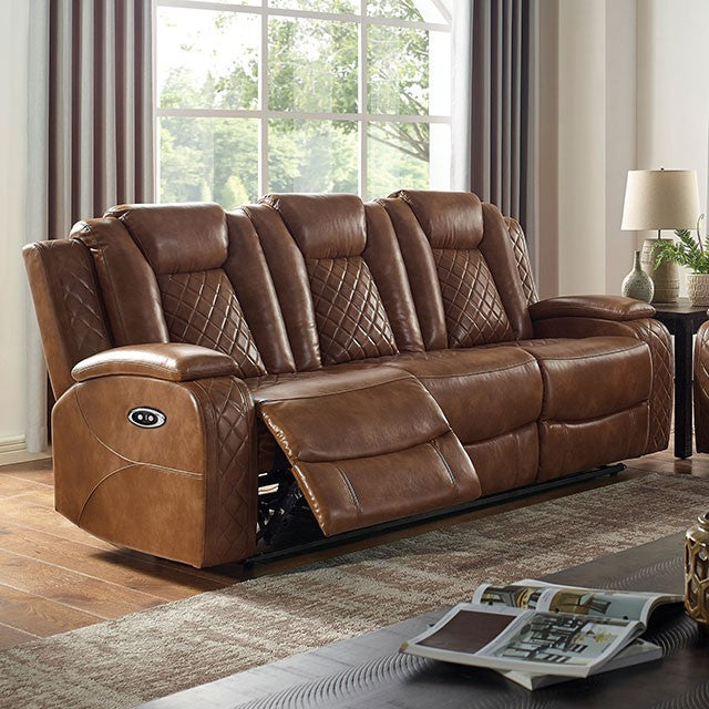 Furniture of America Edanola Reclining Sofa IDF-6346-SF