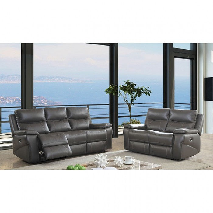 Furniture of America Orgalla Contemporary Upholstered Reclining Sofa IDF-6540-SF