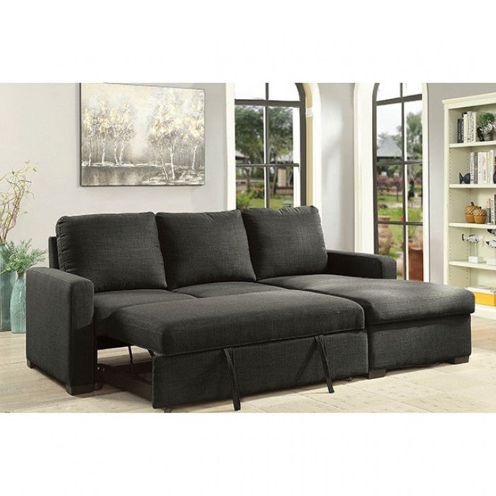 Furniture of America Othman Transitional L-Shape Sectional IDF-6564DG-SEC