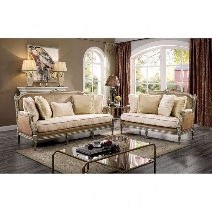 Furniture of America Bloomfield Padded Loveseat IDF-6782-LV