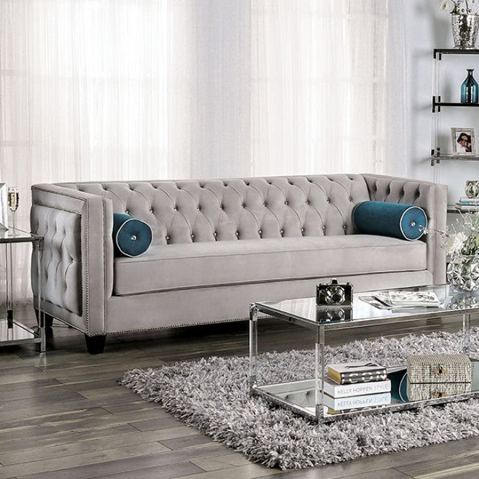 Furniture of America Amera Transitional Tuxedo Sofa IDF-2283-SF