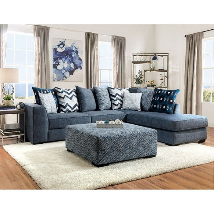 Furniture of America Molnar Upholstered Sectional IDF-5146-SEC