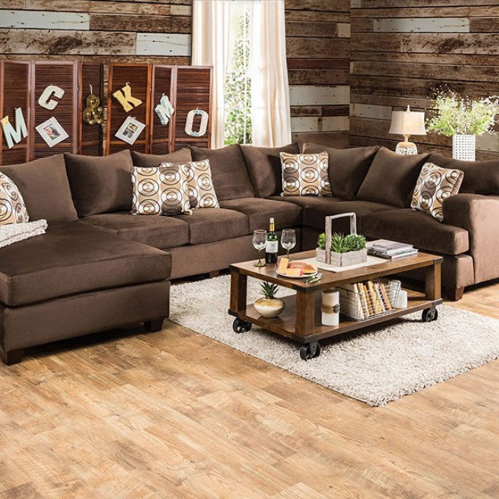 Furniture of America Gavino Transitional U-Shape Sectional IDF-6111-SEC