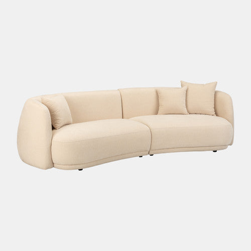 Sagebrook Home 4-seat Curved Sofa